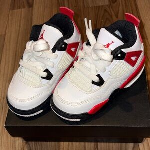 Black & Red toddler Jordans